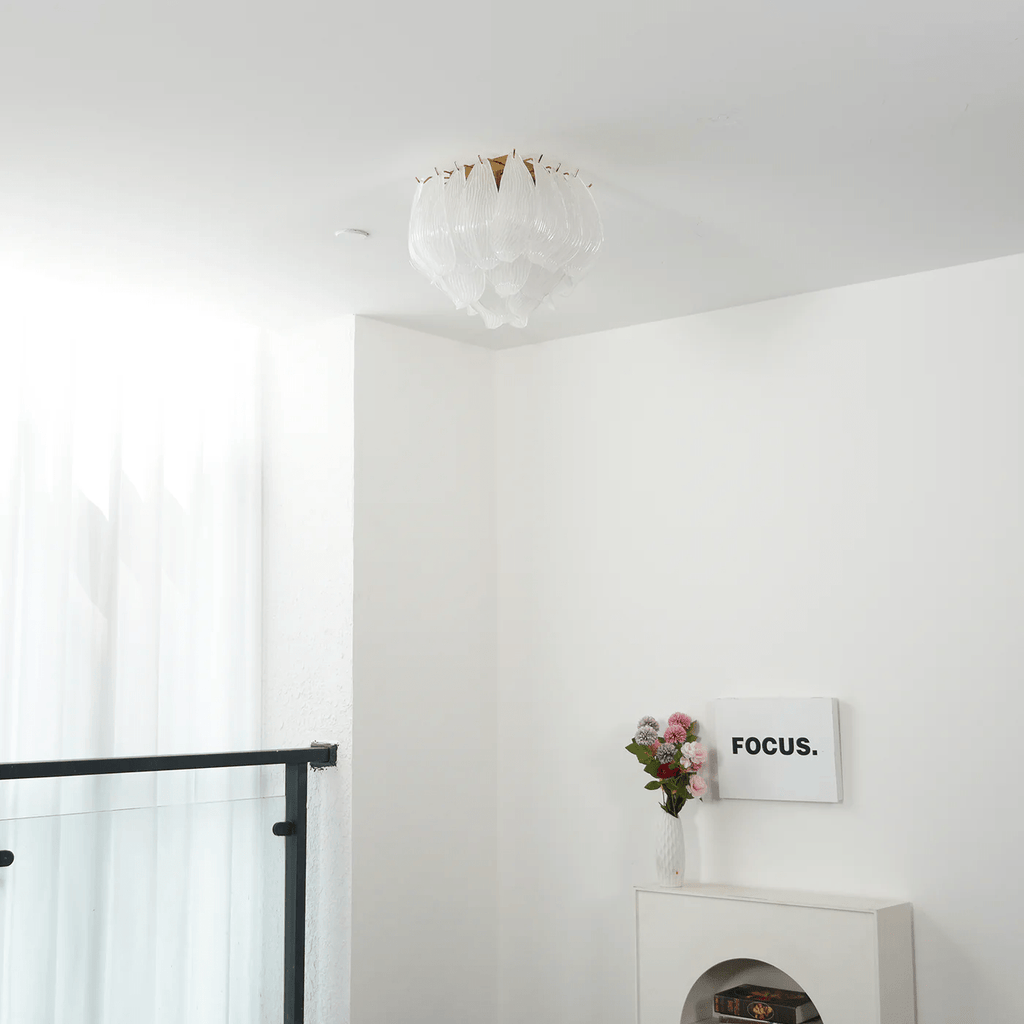 Glass Chandelier Ceiling Light — Ceiling Light | Maison Monashee — view 6