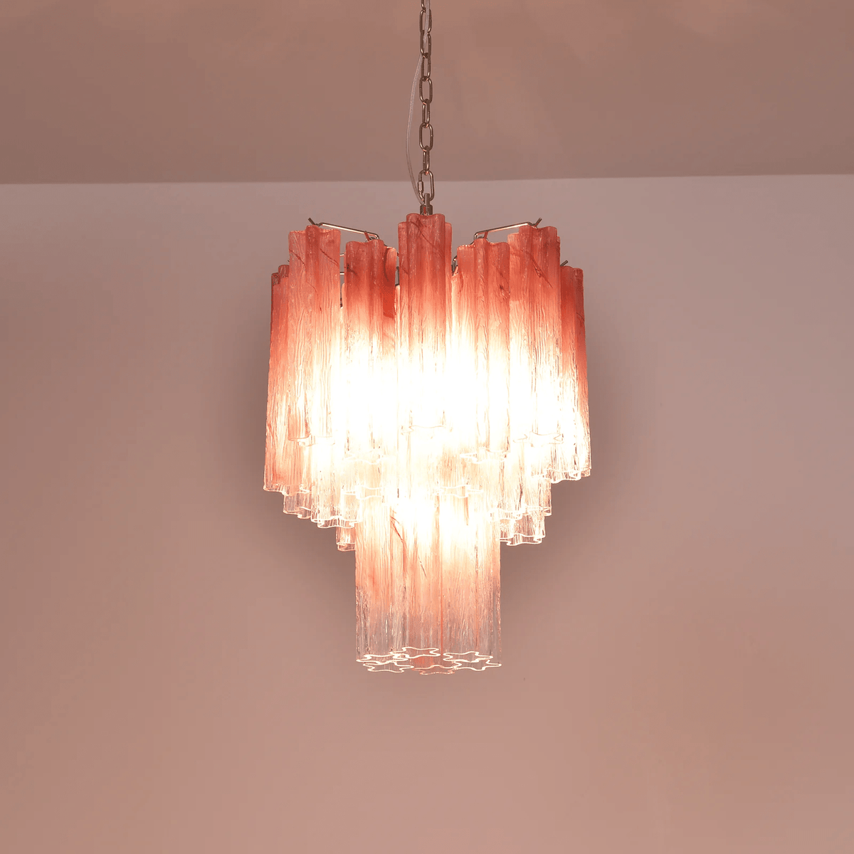 Hand Made Glass Chandelier — Chandelier | Maison Monashee — view 7