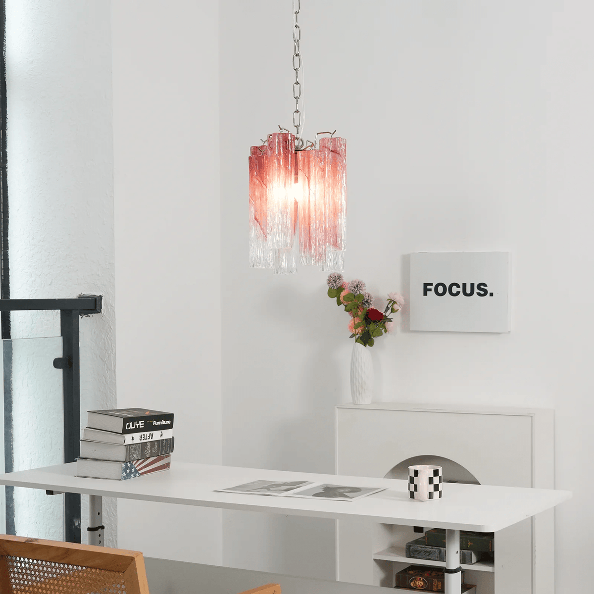 Mini Glass Chandelier — Chandelier | Maison Monashee — view 9