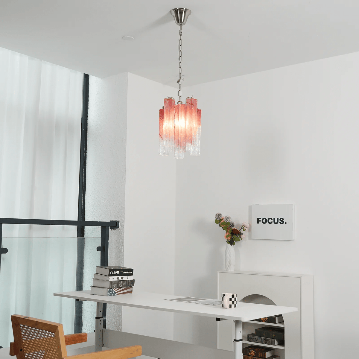 Mini Glass Chandelier — Chandelier | Maison Monashee — view 5