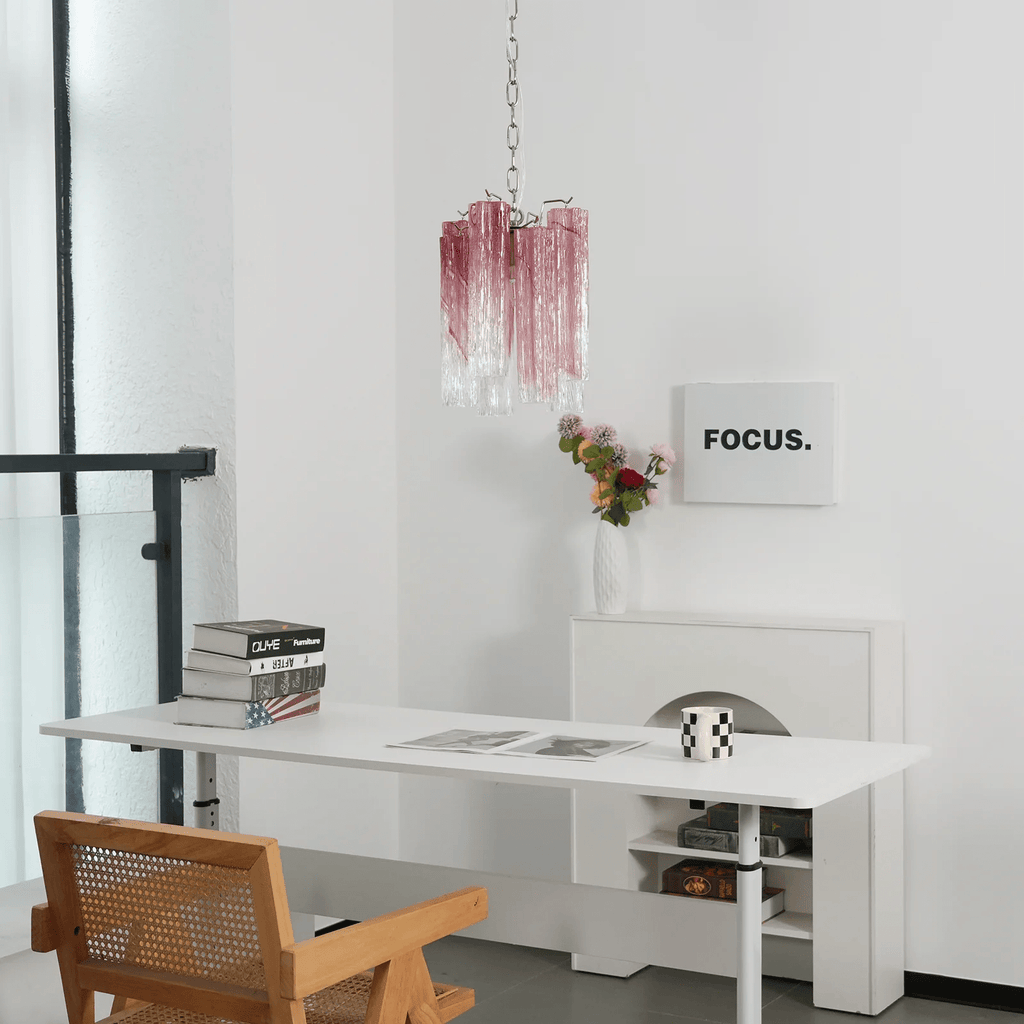 Mini Glass Chandelier — Chandelier | Maison Monashee — view 6