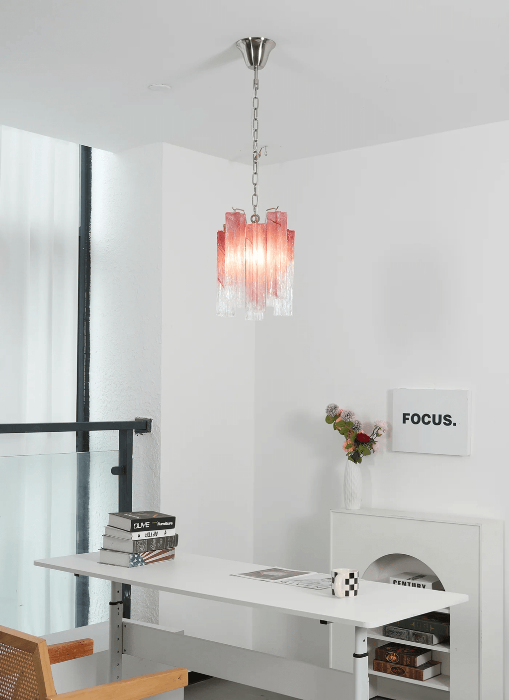 Mini Glass Chandelier — Chandelier | Maison Monashee — view 7
