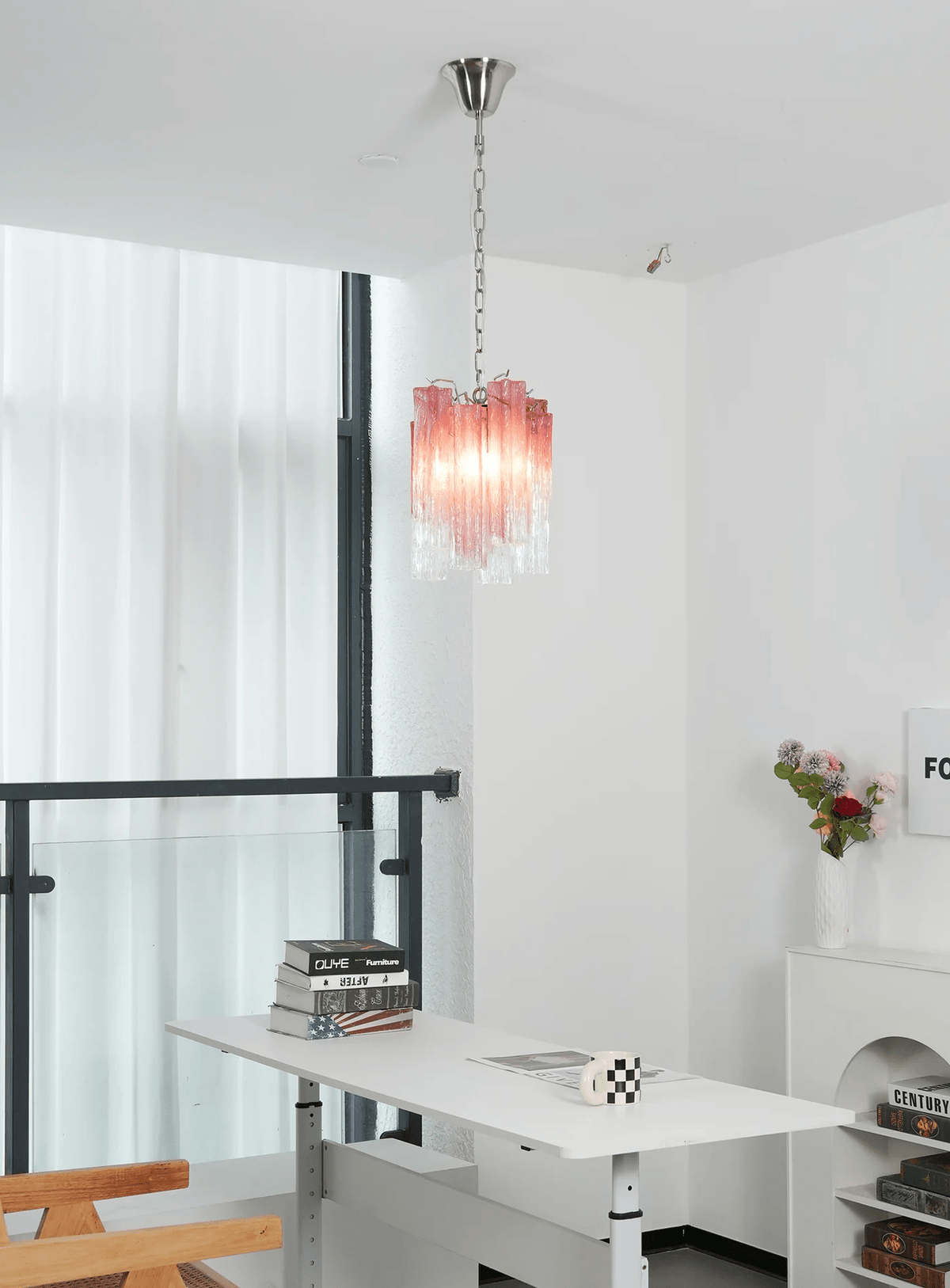 Mini Glass Chandelier — Chandelier | Maison Monashee — view 8