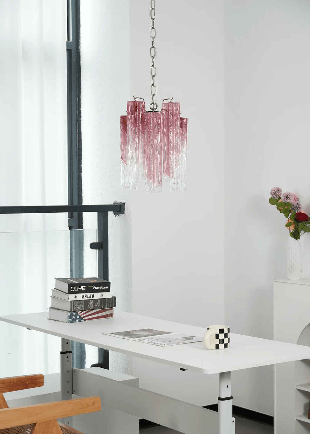 Mini Glass Chandelier — Chandelier | Maison Monashee — view 10