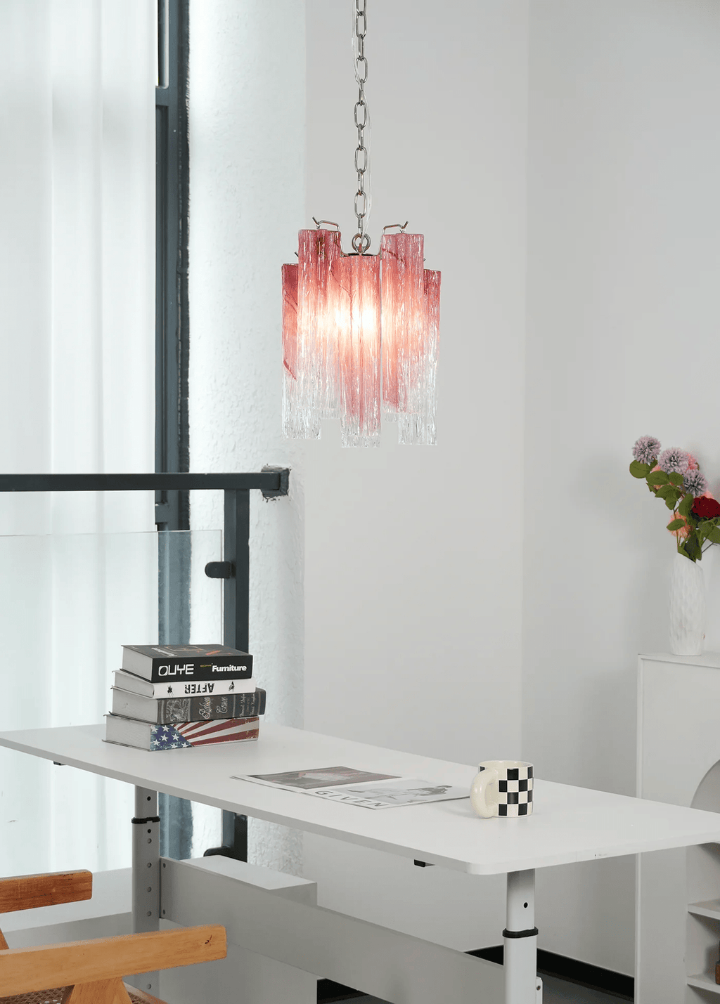 Mini Glass Chandelier — Chandelier | Maison Monashee — view 11