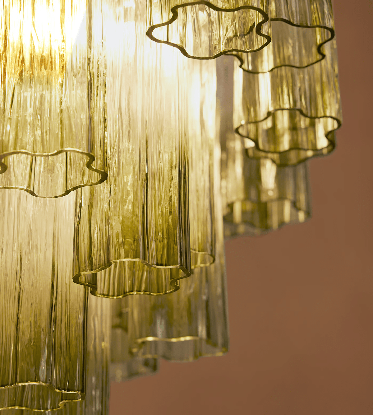 Modern Pink Chandelier — Chandelier | Maison Monashee — view 10