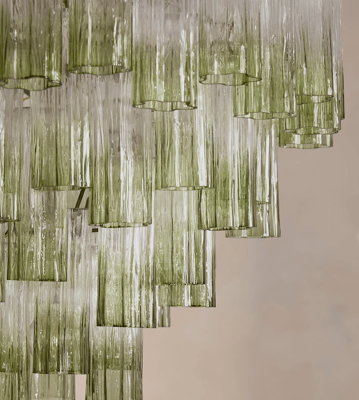 Modern Pink Chandelier — Chandelier | Maison Monashee — view 11