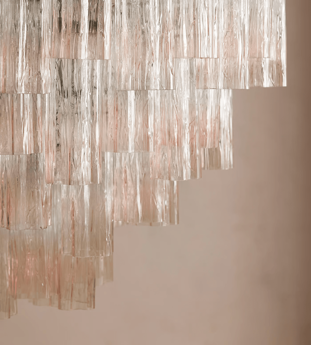 Modern Pink Chandelier — Chandelier | Maison Monashee — view 15