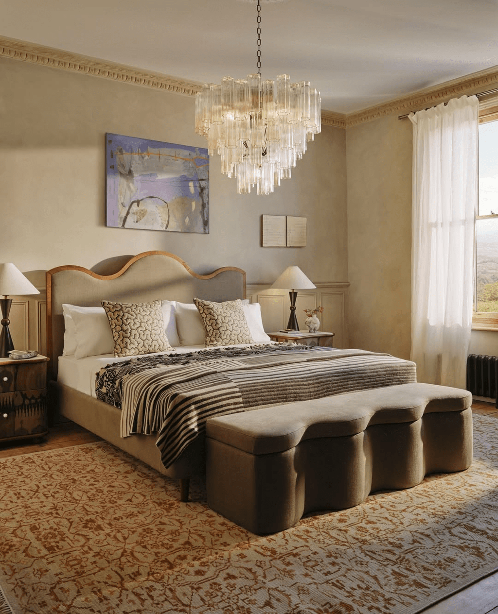 Modern Pink Chandelier — Chandelier | Maison Monashee — view 18