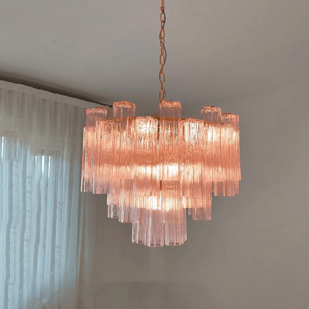Art Deco Murano Glass Chandelier — Chandelier | Maison Monashee — view 2