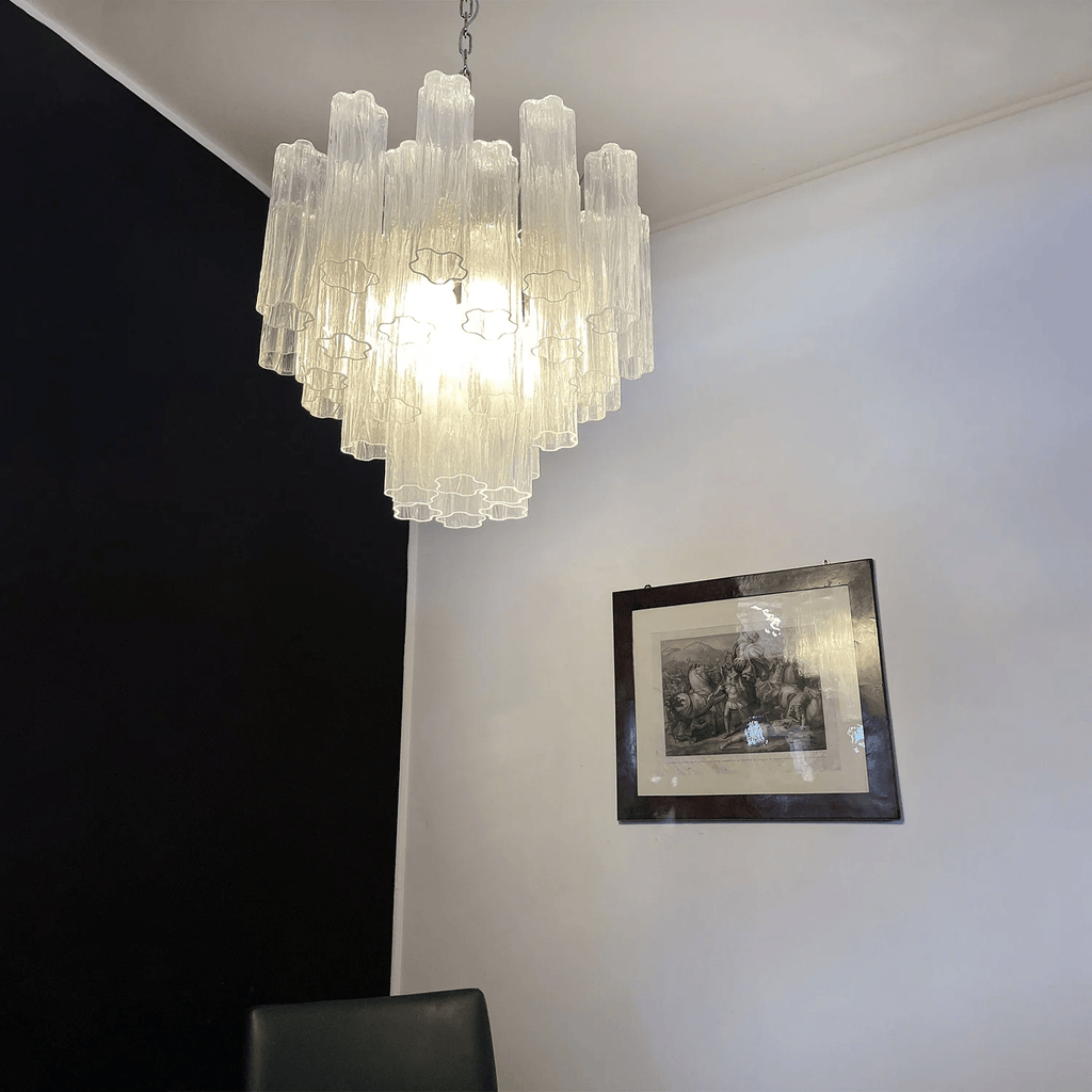 Art Deco Murano Glass Chandelier — Chandelier | Maison Monashee — view 9