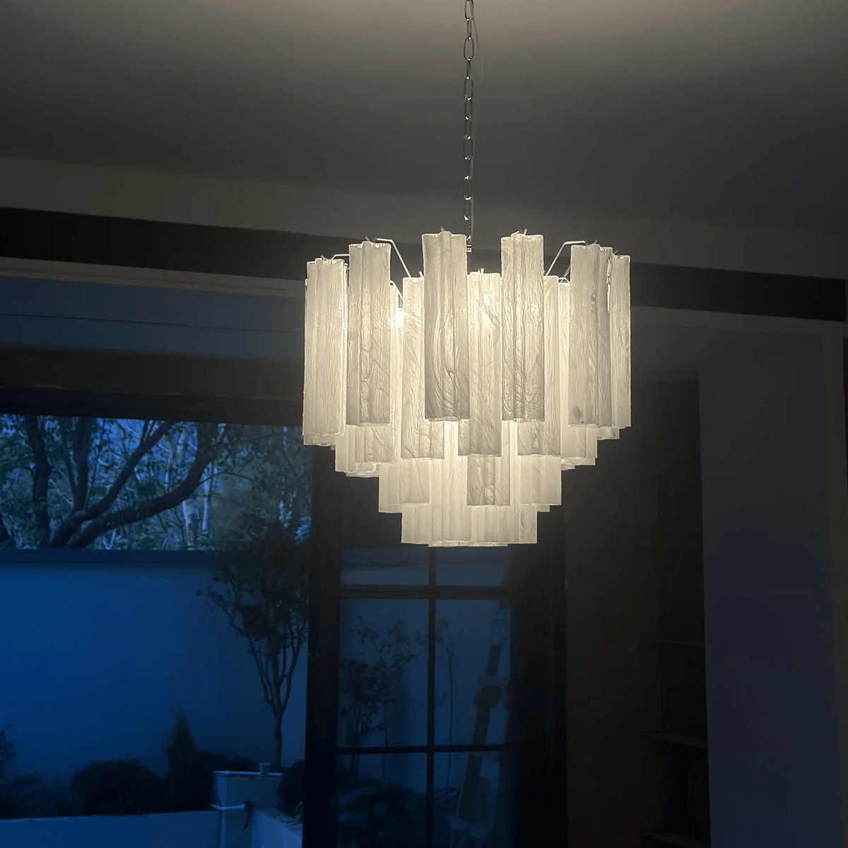 Art Deco Murano Glass Chandelier — Chandelier | Maison Monashee — view 10
