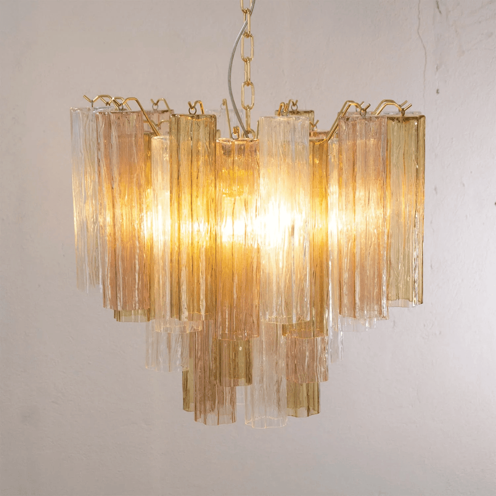 Art Deco Murano Glass Chandelier — Chandelier | Maison Monashee — view 5