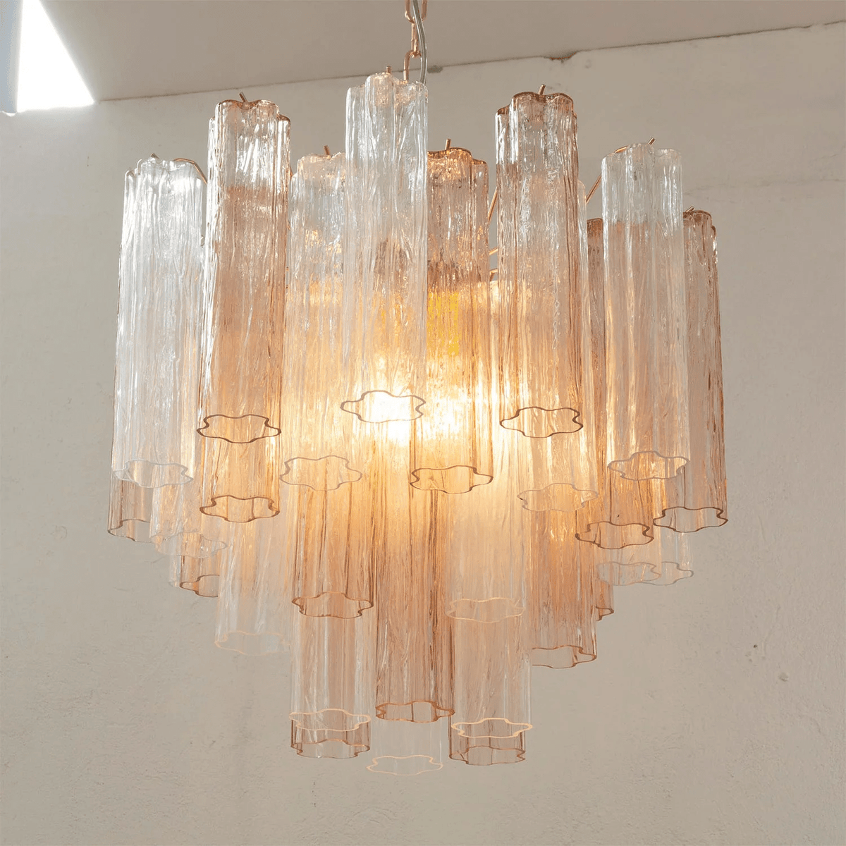 Art Deco Murano Glass Chandelier — Chandelier | Maison Monashee — view 7