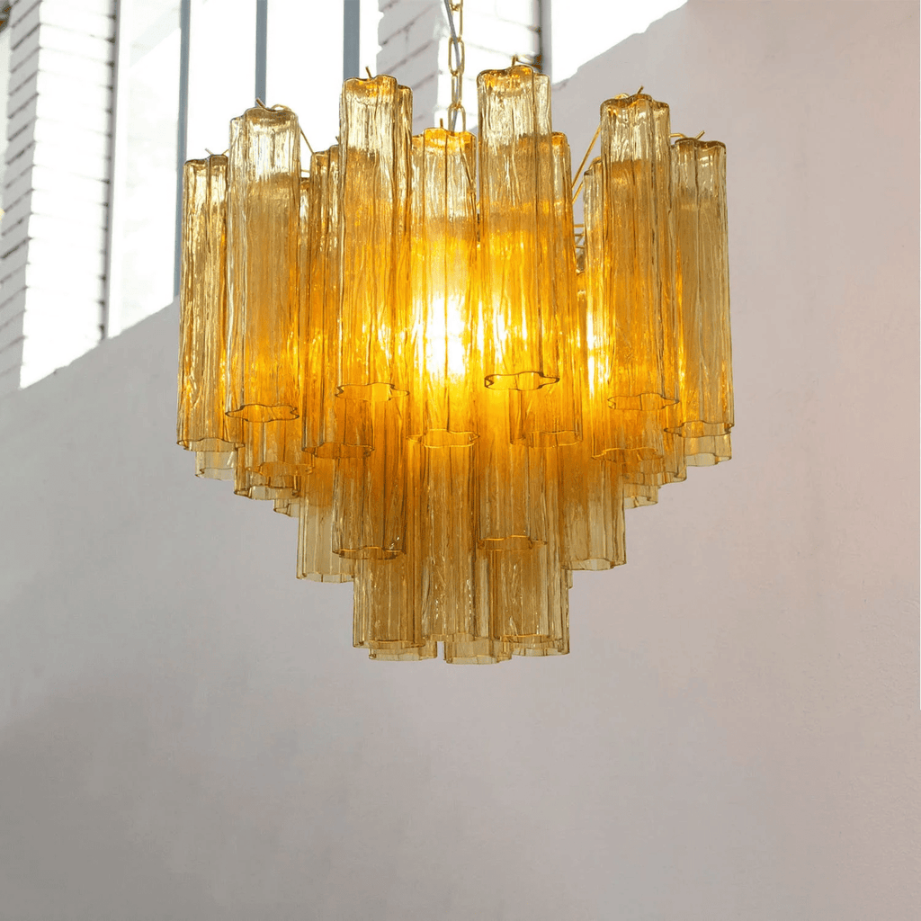 Art Deco Murano Glass Chandelier — Chandelier | Maison Monashee — view 3