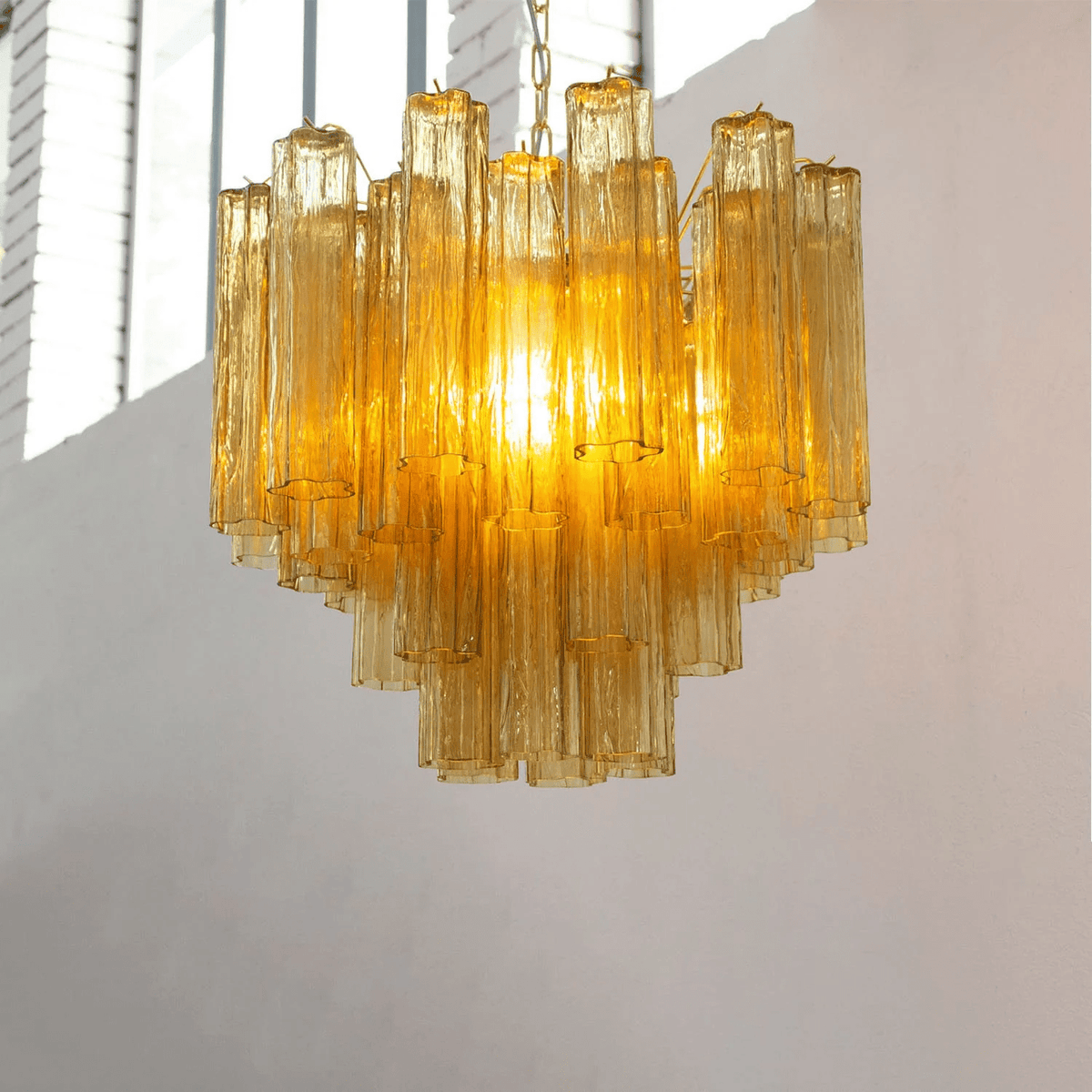Art Deco Murano Glass Chandelier — Chandelier | Maison Monashee — view 3