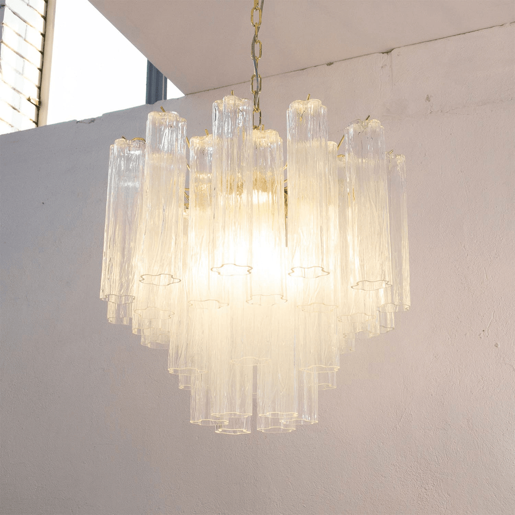 Art Deco Murano Glass Chandelier — Chandelier | Maison Monashee — view 4