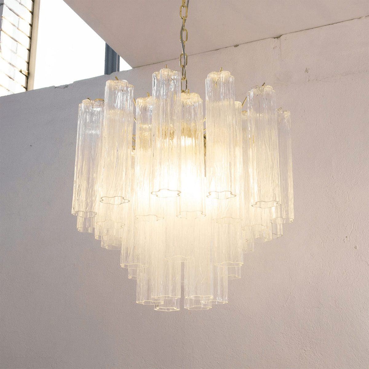 Art Deco Murano Glass Chandelier — Chandelier | Maison Monashee — view 4