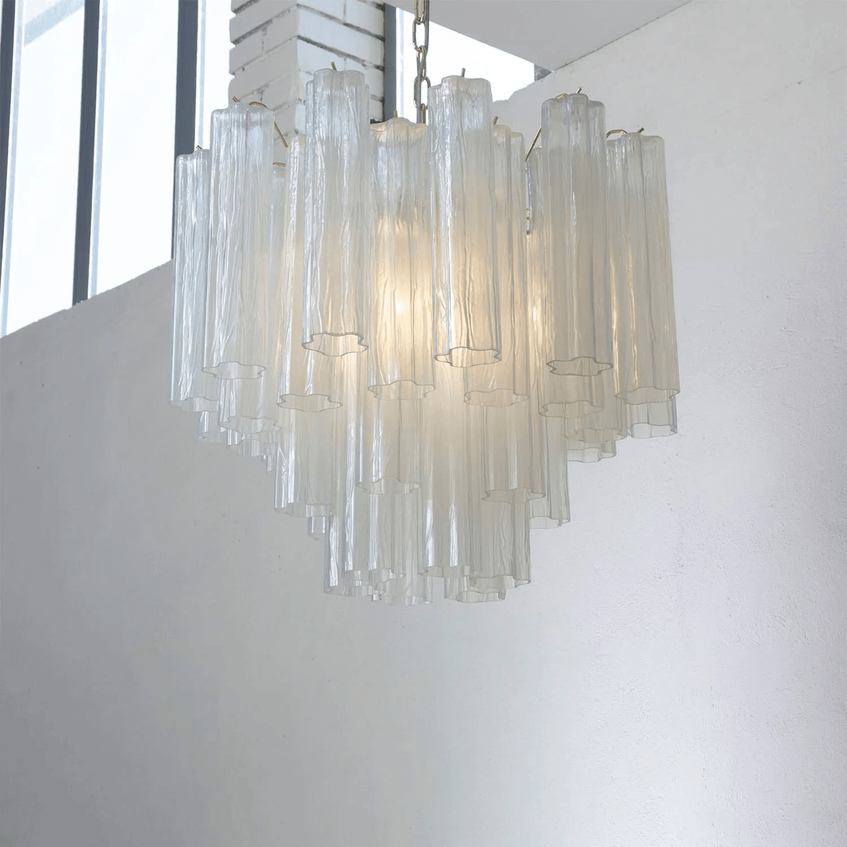 Art Deco Murano Glass Chandelier — Chandelier | Maison Monashee — view 6