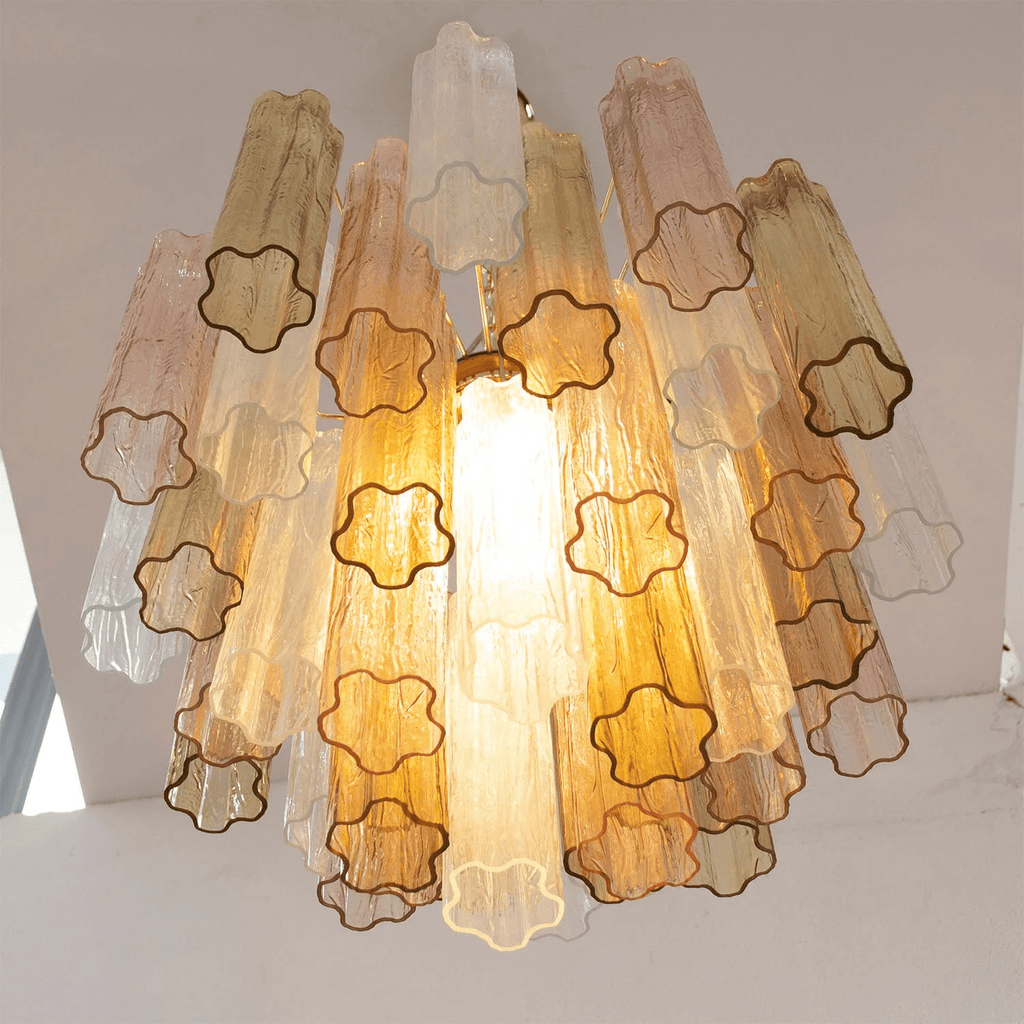 Art Deco Murano Glass Chandelier — Chandelier | Maison Monashee — view 14