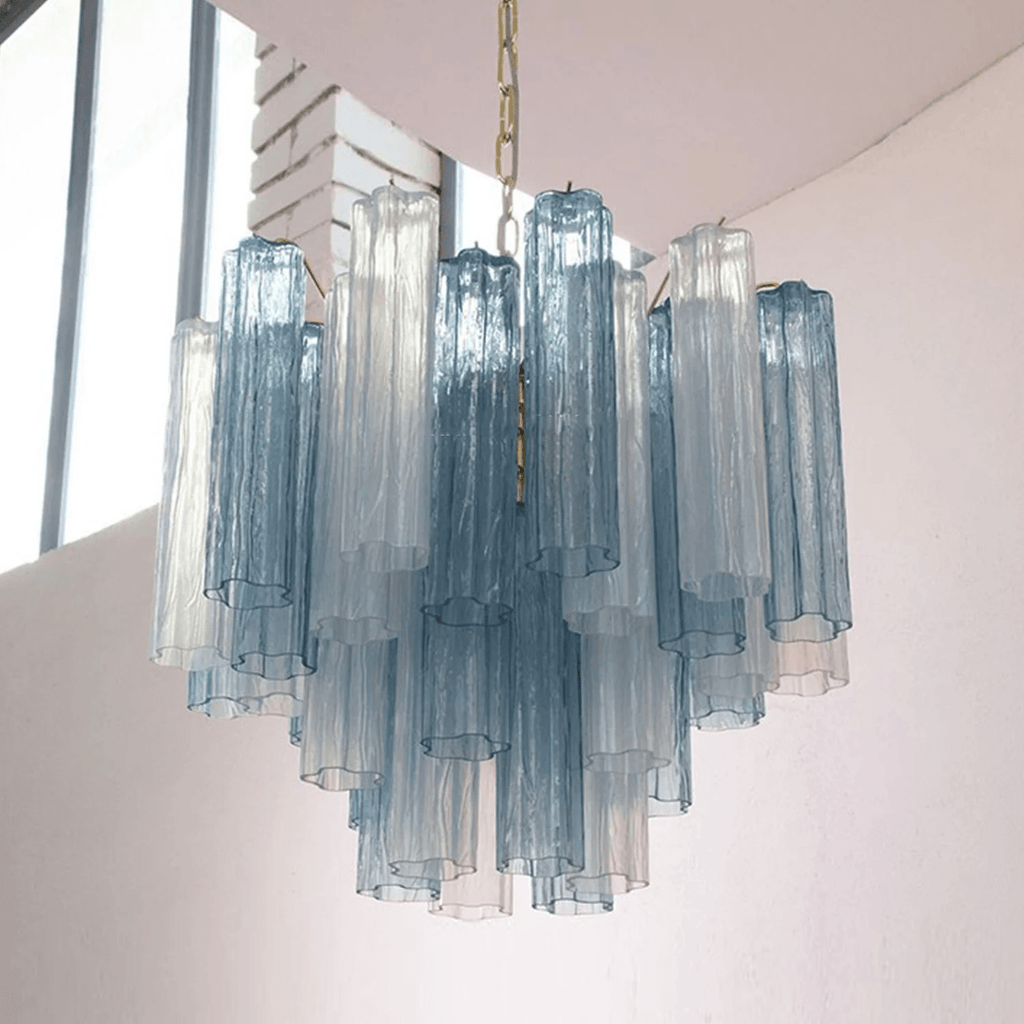 Art Deco Murano Glass Chandelier — Chandelier | Maison Monashee — view 15