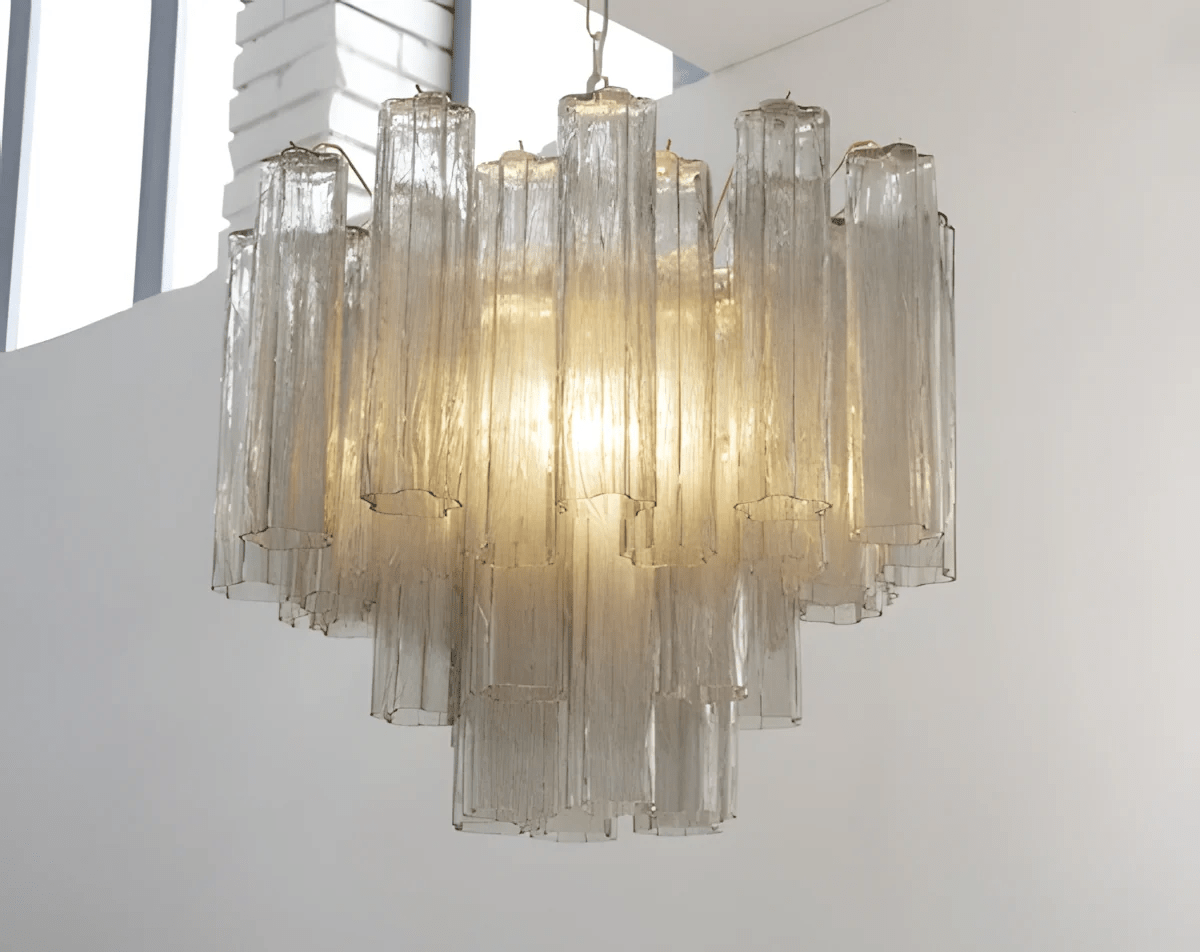 Art Deco Murano Glass Chandelier — Chandelier | Maison Monashee — view 16