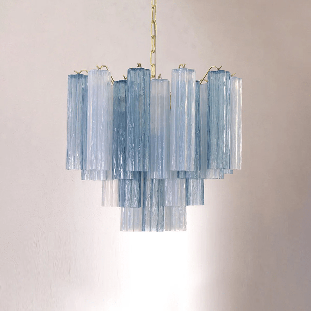 Art Deco Murano Glass Chandelier — Chandelier | Maison Monashee — view 29