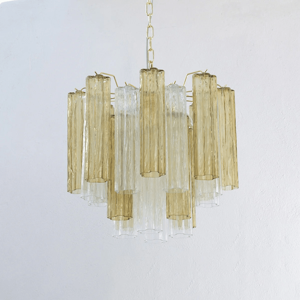 Art Deco Murano Glass Chandelier — Chandelier | Maison Monashee — view 23