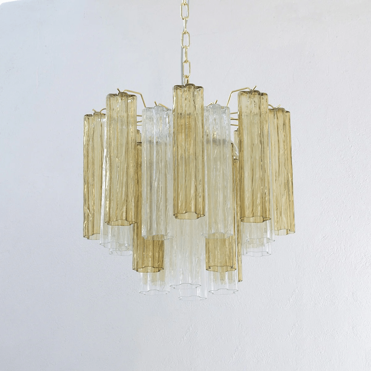 Art Deco Murano Glass Chandelier — Chandelier | Maison Monashee — view 23