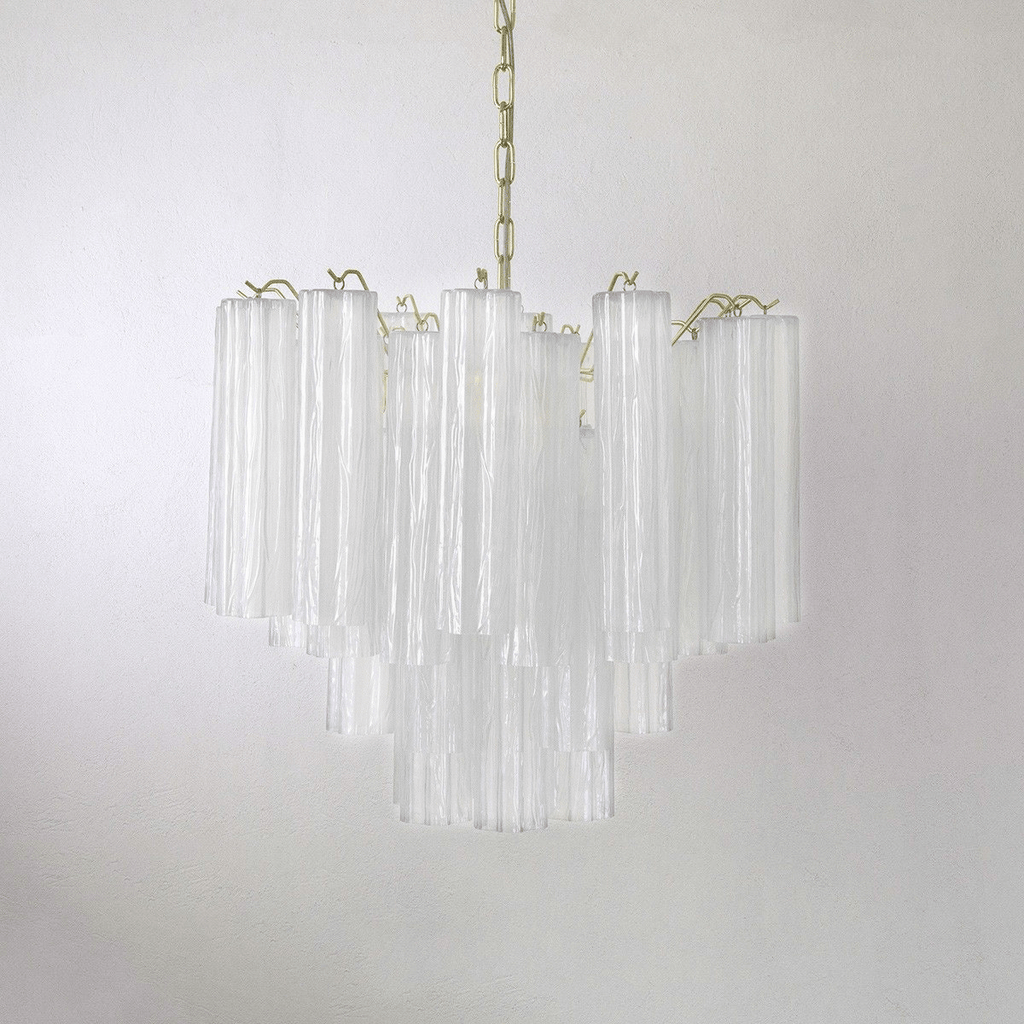 Art Deco Murano Glass Chandelier — Chandelier | Maison Monashee — view 32