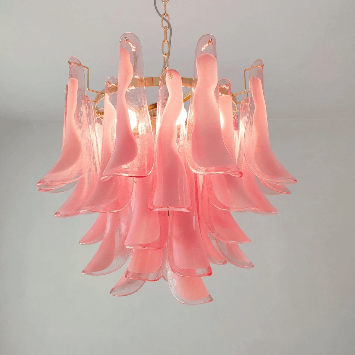 Murano Glass Tiered Chandelier — Chandelier | Maison Monashee — view 3