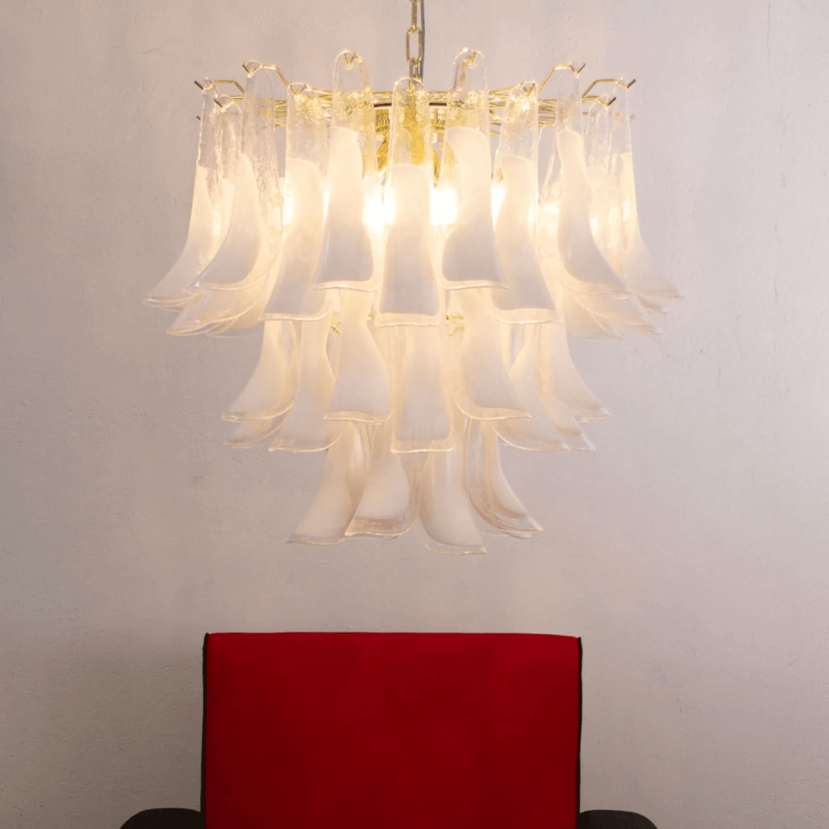 Murano Glass Tiered Chandelier — Chandelier | Maison Monashee — view 2