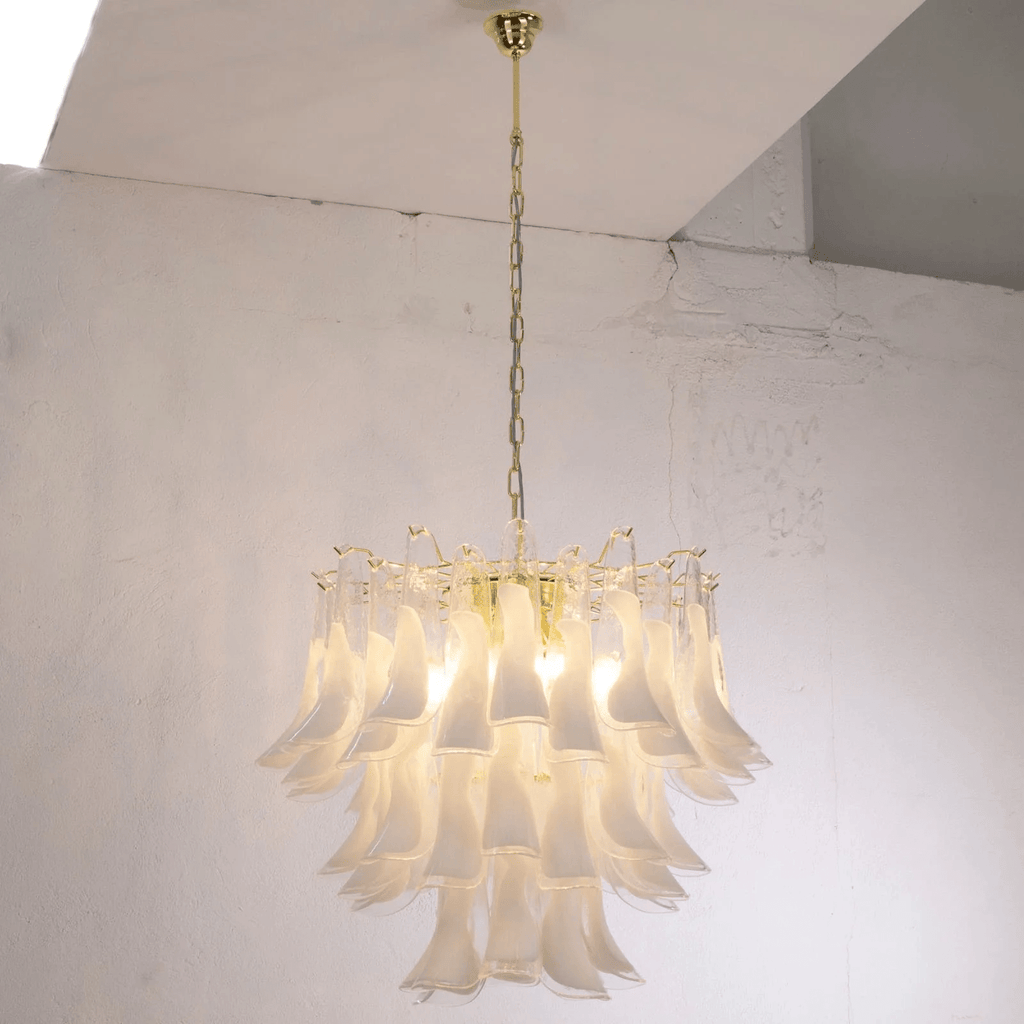 Murano Glass Tiered Chandelier — Chandelier | Maison Monashee — view 13