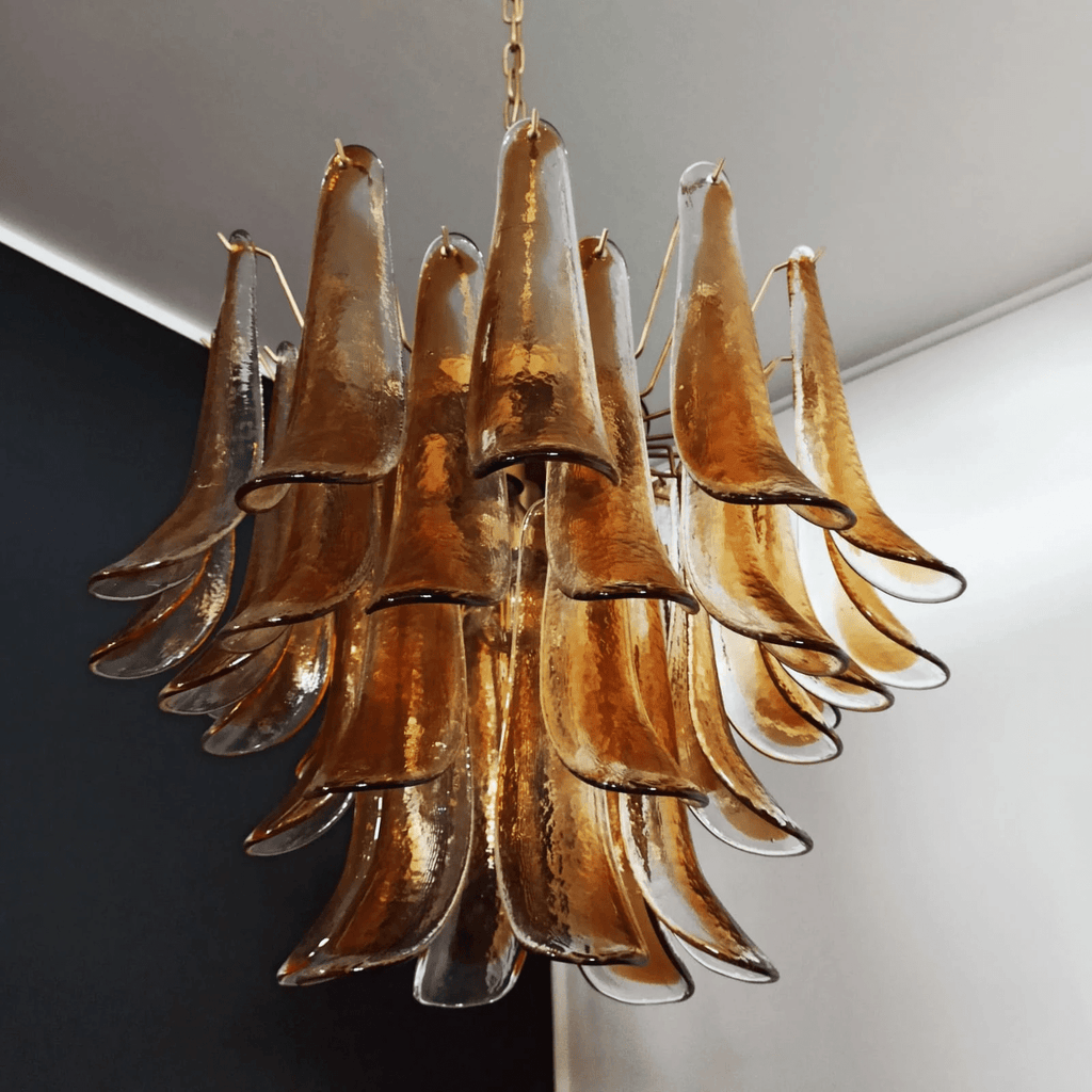 Murano Glass Tiered Chandelier — Chandelier | Maison Monashee — view 17