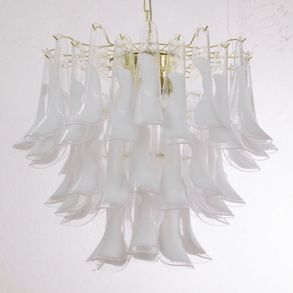 Murano Glass Tiered Chandelier — Chandelier | Maison Monashee — view 28