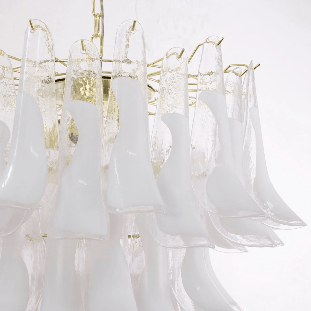 Murano Glass Tiered Chandelier — Chandelier | Maison Monashee — view 19