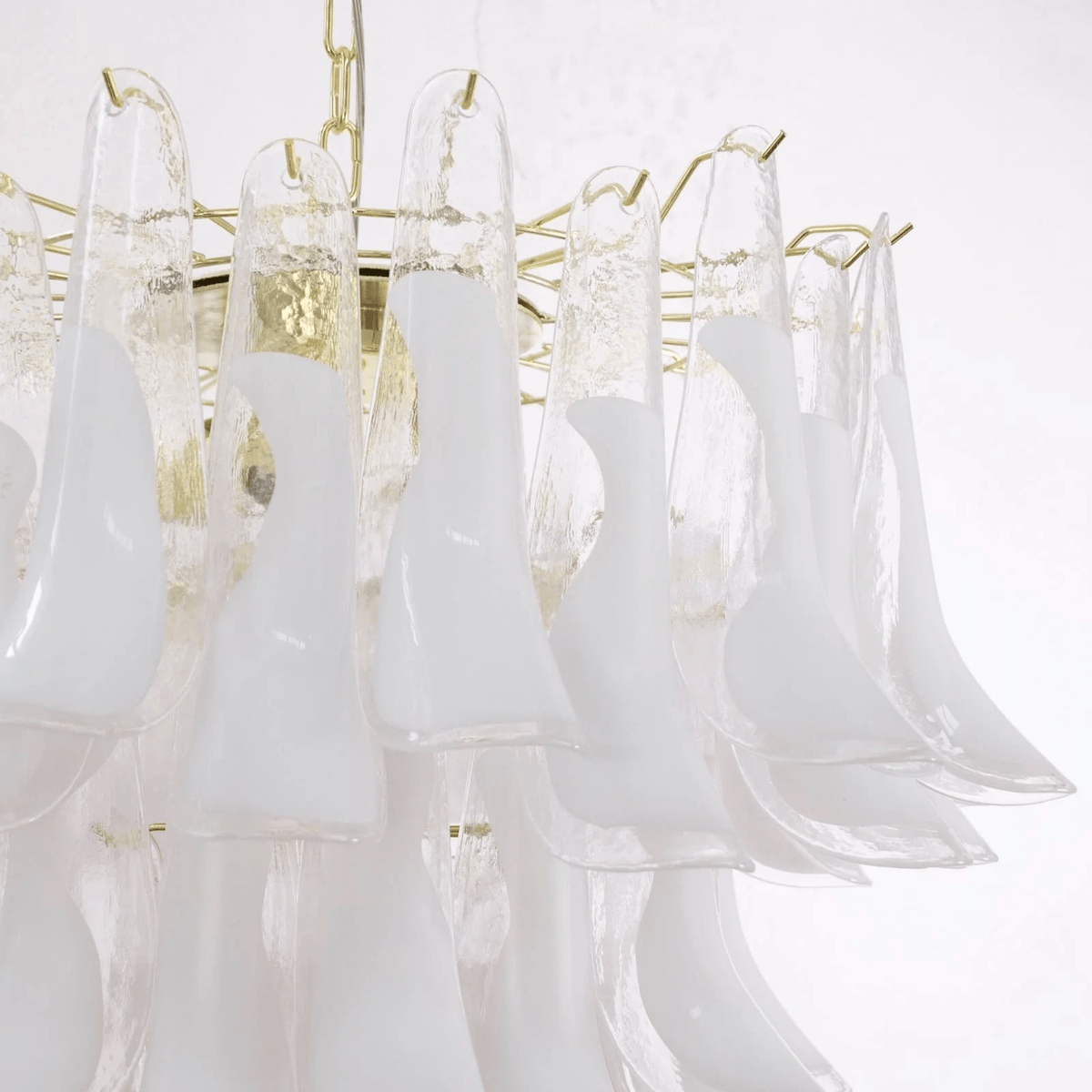 Murano Glass Tiered Chandelier — Chandelier | Maison Monashee — view 19