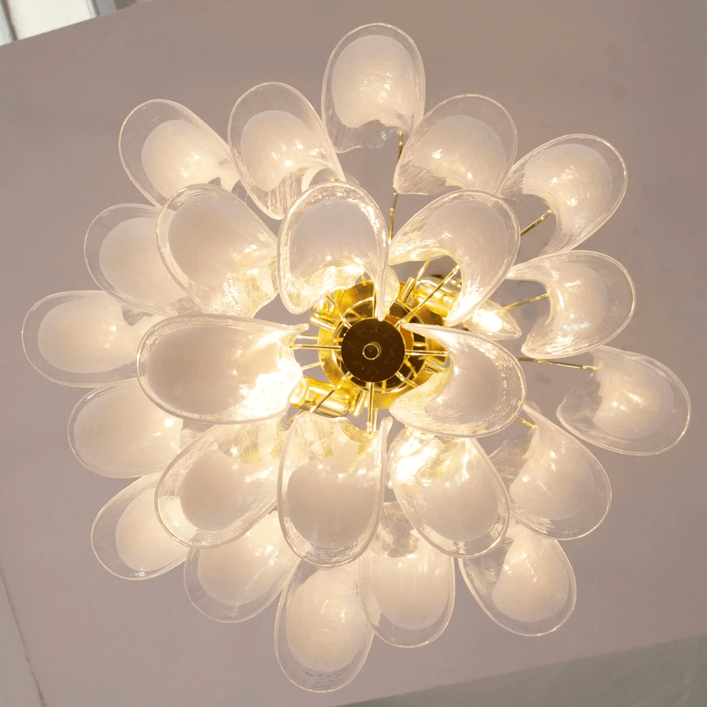 Murano Glass Tiered Chandelier — Chandelier | Maison Monashee — view 22