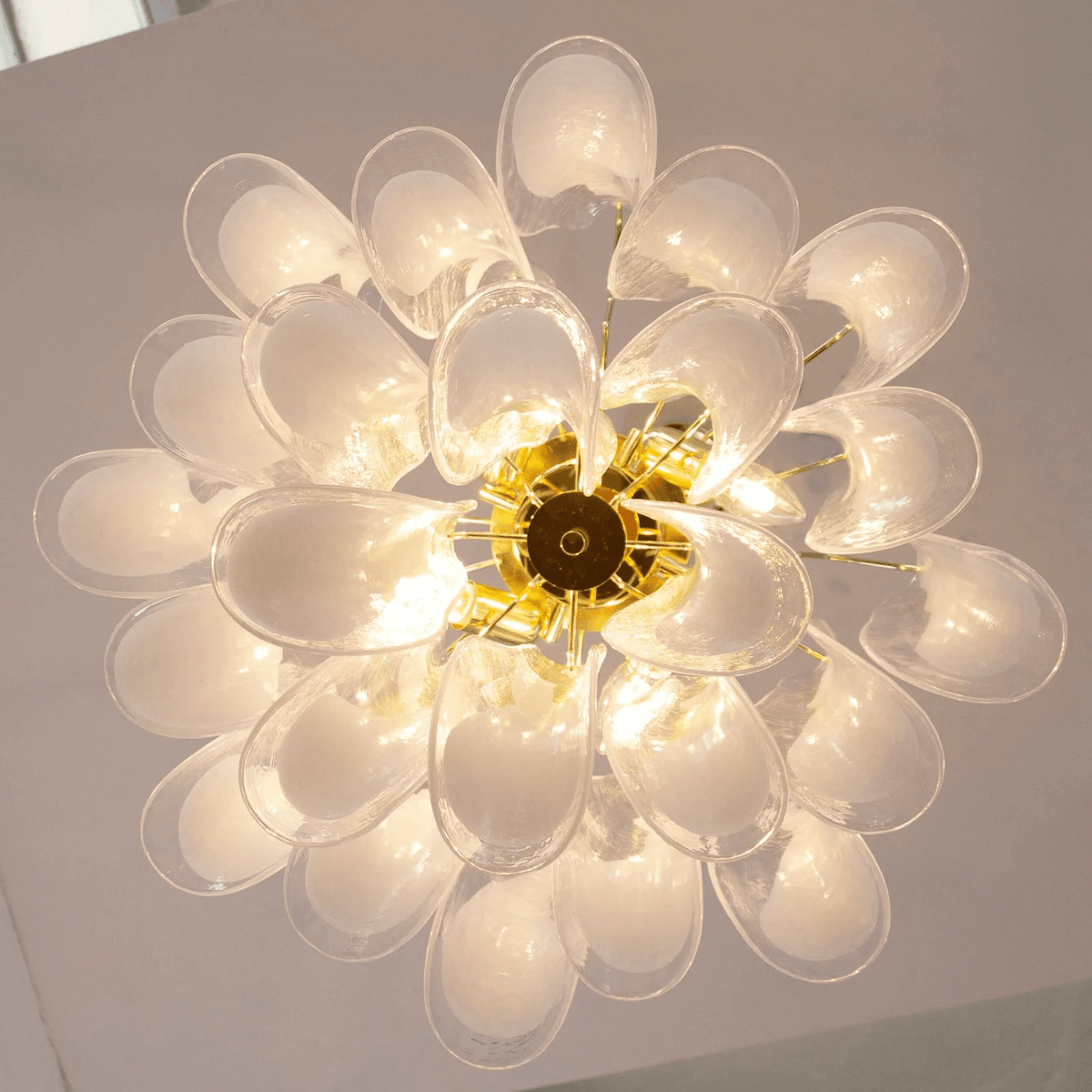 Murano Glass Tiered Chandelier — Chandelier | Maison Monashee — view 22