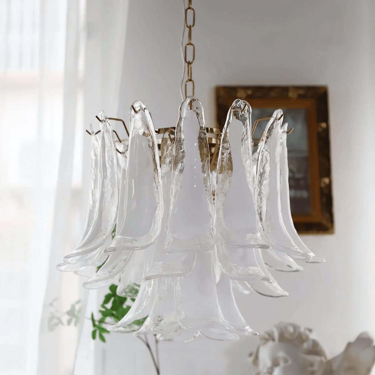 Murano Glass Tiered Chandelier — Chandelier | Maison Monashee — view 24