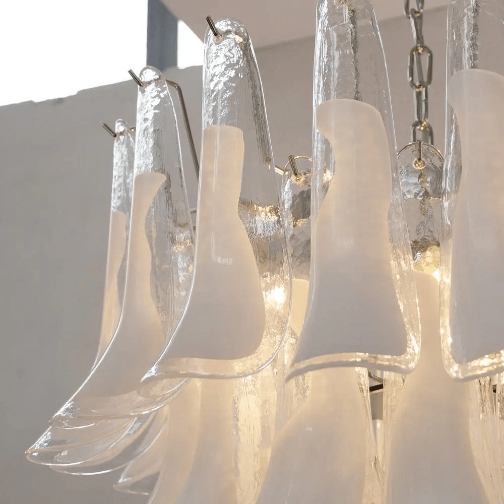 Murano Glass Tiered Chandelier — Chandelier | Maison Monashee — view 44