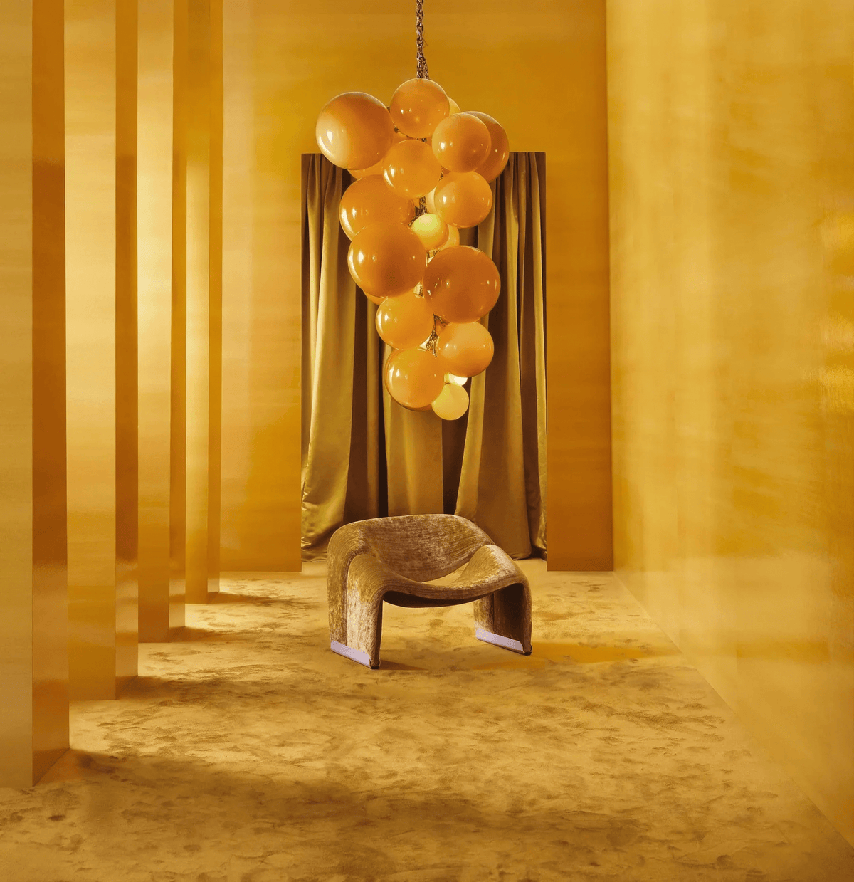 Glass Orb Chandelier — Chandelier | Maison Monashee — view 12