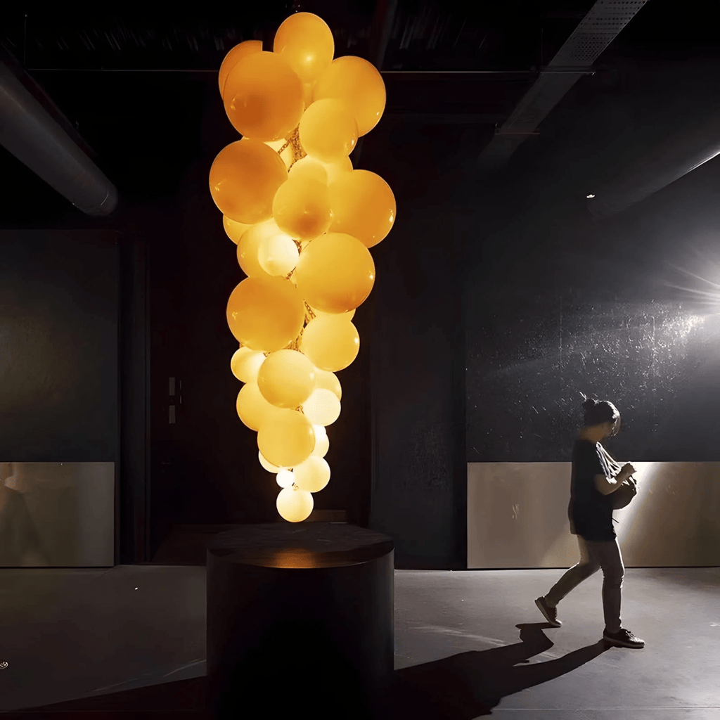 Glass Orb Chandelier — Chandelier | Maison Monashee — view 16