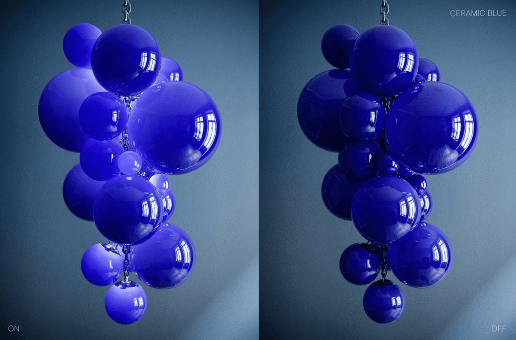 Glass Orb Chandelier — Chandelier | Maison Monashee — view 18