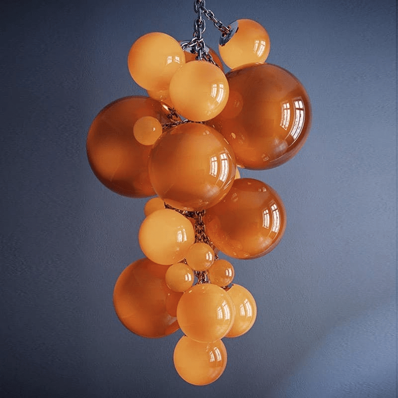Glass Orb Chandelier — Chandelier | Maison Monashee — view 20