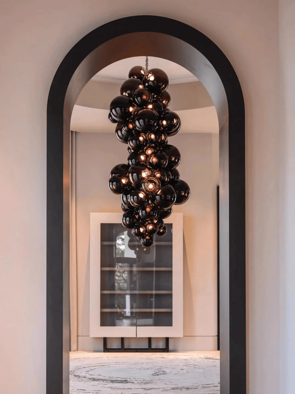 Glass Orb Chandelier — Chandelier | Maison Monashee — view 22