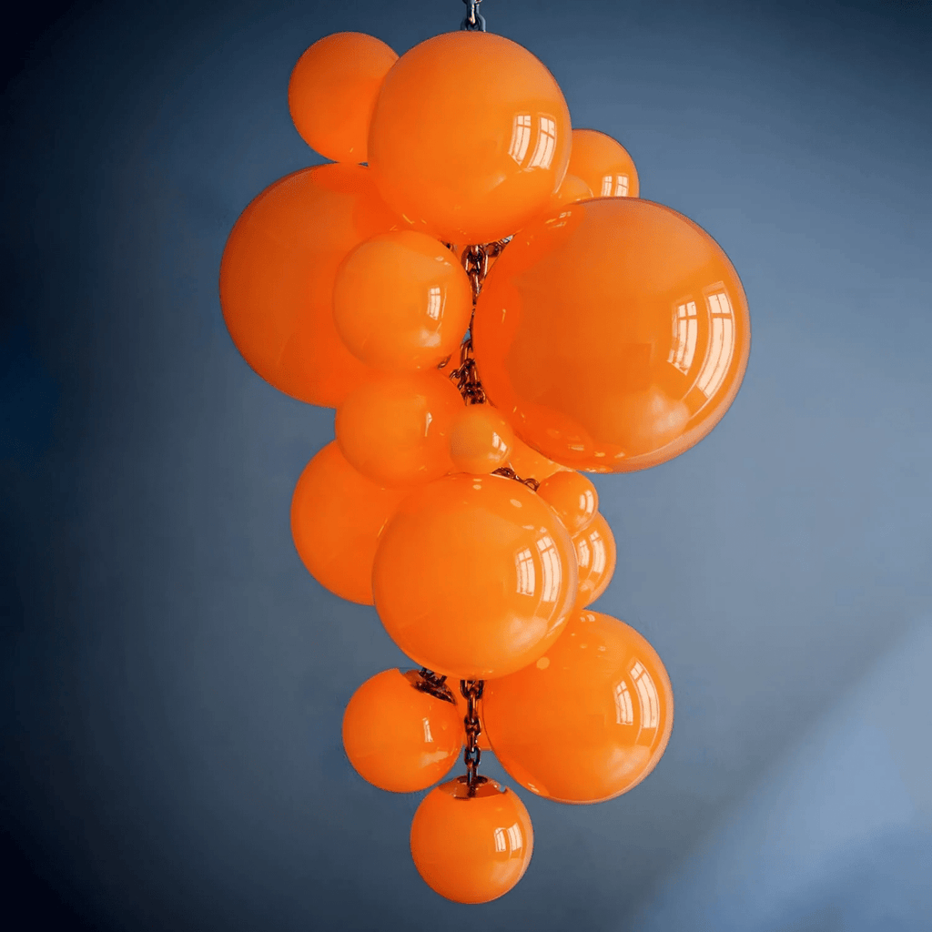 Glass Orb Chandelier — Chandelier | Maison Monashee — view 26