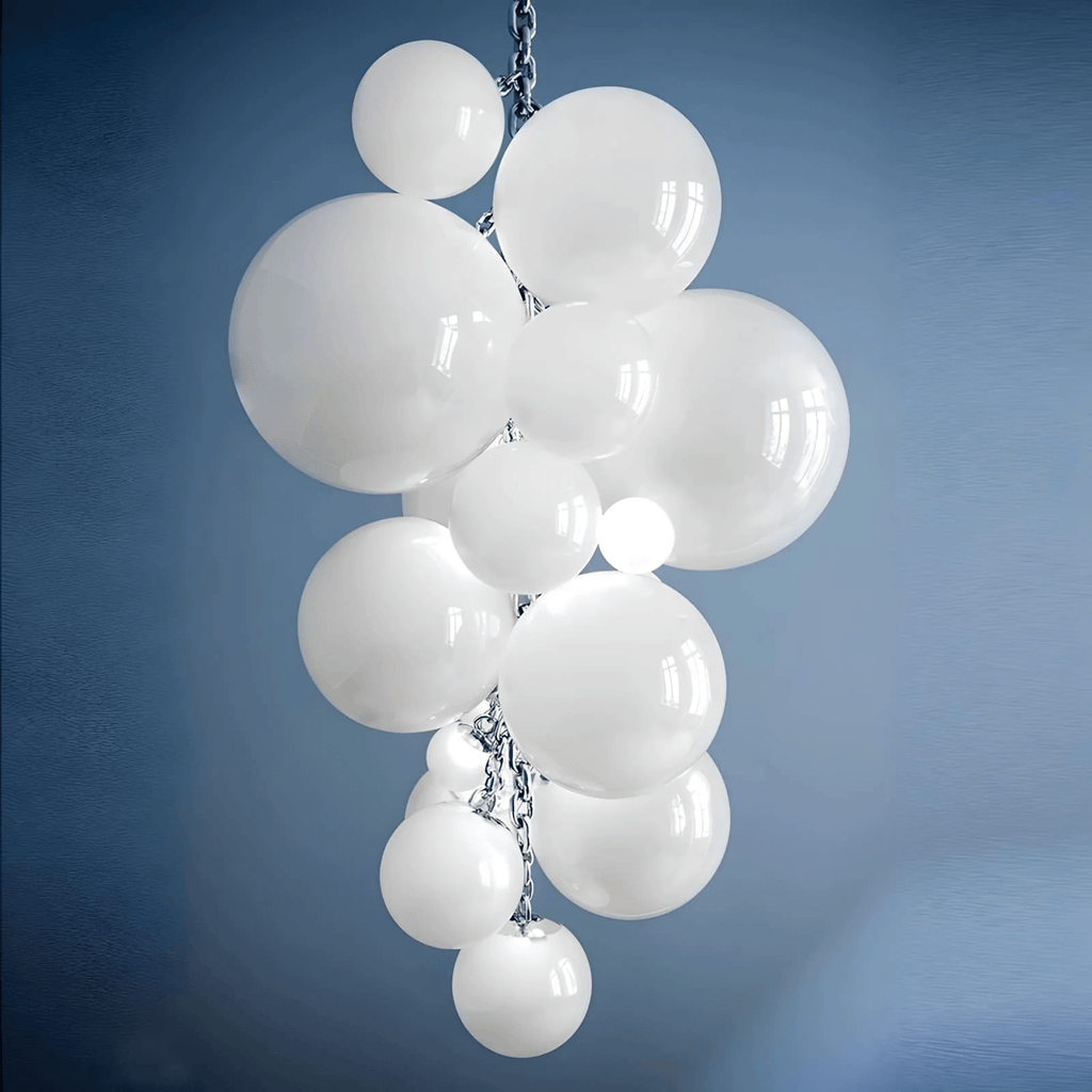 Glass Orb Chandelier — Chandelier | Maison Monashee — view 23