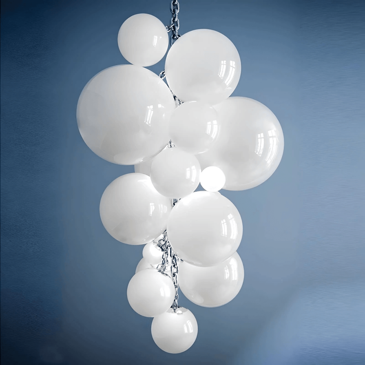 Glass Orb Chandelier — Chandelier | Maison Monashee — view 23