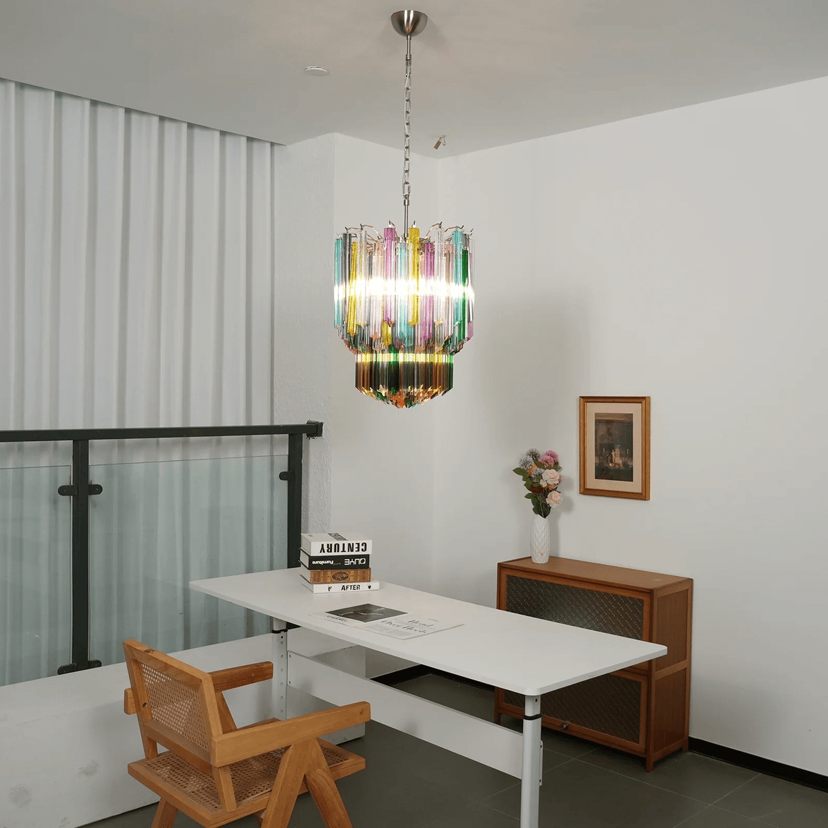Glass Chandelier — Chandelier | Maison Monashee — view 32